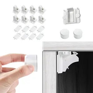 Magnetic Cabinet Locks for Safety Drawer Locks Proofing Invisible Design Easy Installation No Tools Required Holding Force