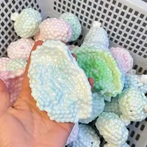 Trending Stress Relief Toy Ball, Ice Skin Handmade Squeeze Ball, Popcorn Noise Maker, Mini Decompression Toy, Fun and Relaxing Plaything