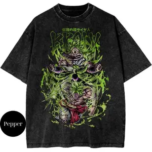 Vintage Anime Berserker Power Festive Distressed Short-Sleeve Cotton T-Shirt - Unisex Crewneck Casual Gym Pump Cover Top for Men, Women, Streetwear