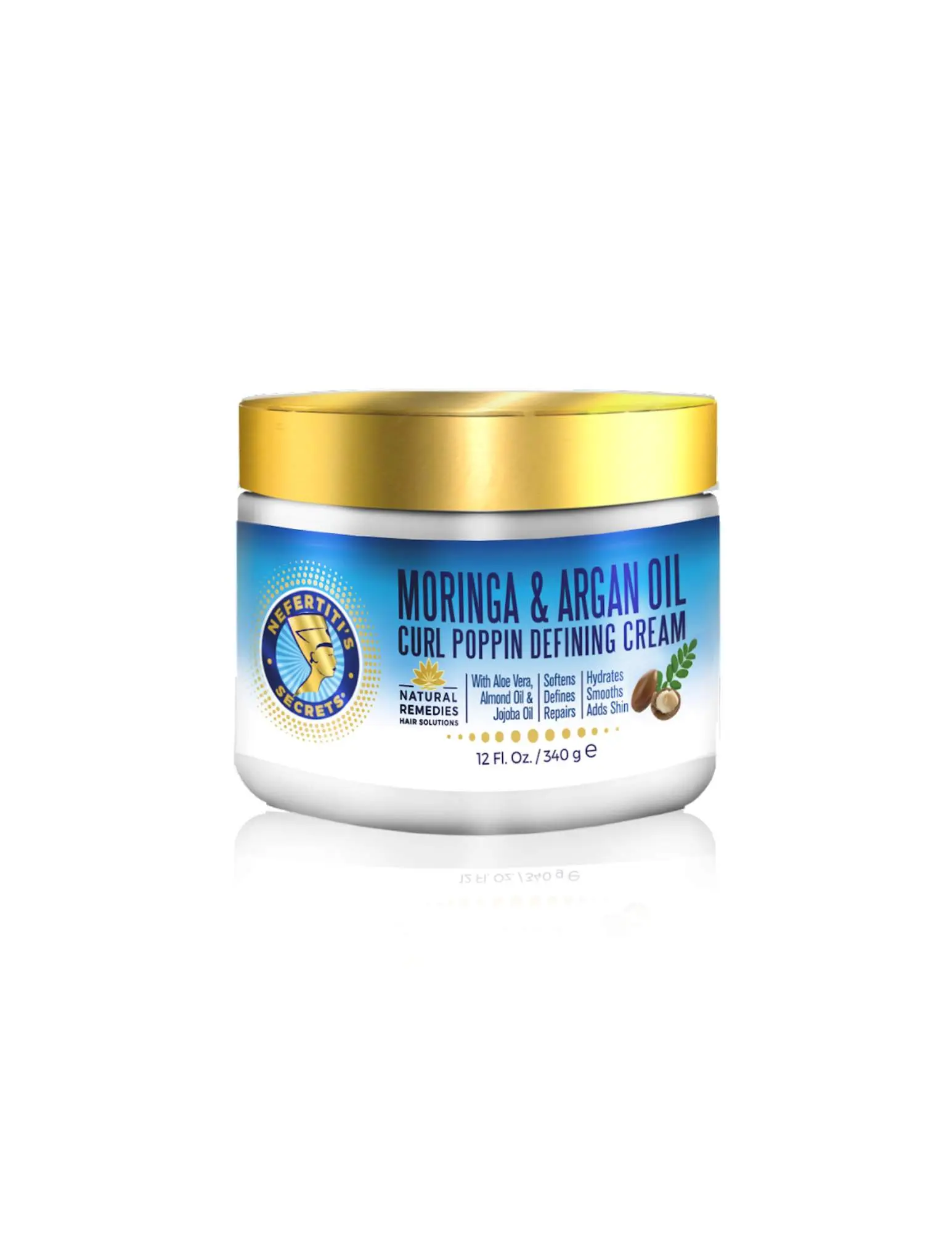 Moringa & Argan Oil Curl Poppin Cream 12oz