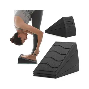 Inclined Ramp for Ankle Stretching, 5 One Adjustable Angle Tilting Inclined Ramp for Squat Wedge Plate, 480 Lbs Load Bearing Ankle Stretching Yoga Foam Wedge Plate for Exercise, Squat, Ankle Flexibility and Physical Therapy