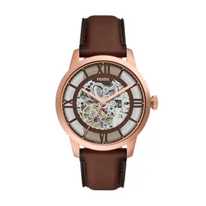 Fossil Men's Townsman Automatic, Rose Gold-Tone Stainless Steel Watch
