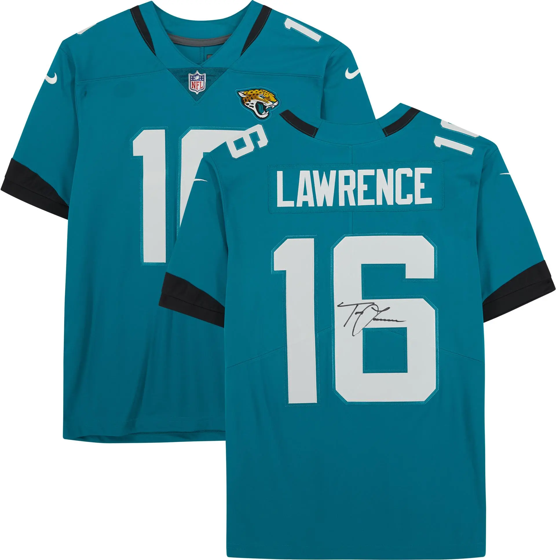 Trevor Lawrence Jacksonville Jaguars Autographed Teal Nike Limited Jersey - Fanatics Authentic Certified