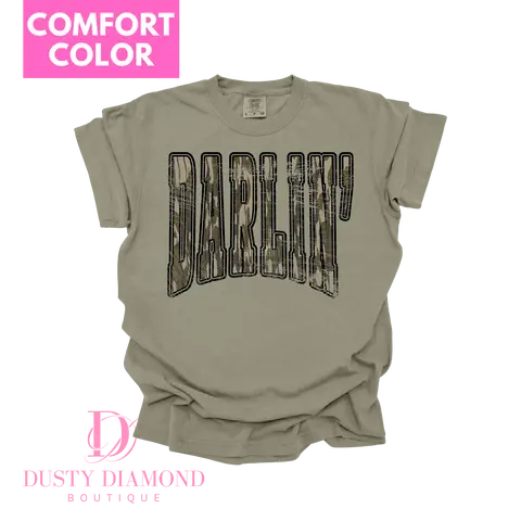 Darlin' Camo Comfort Color T-shirt