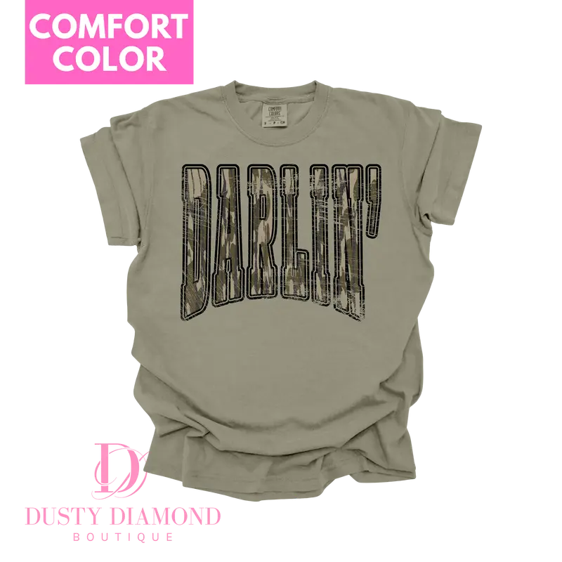 Darlin' Camo Comfort Color T-shirt