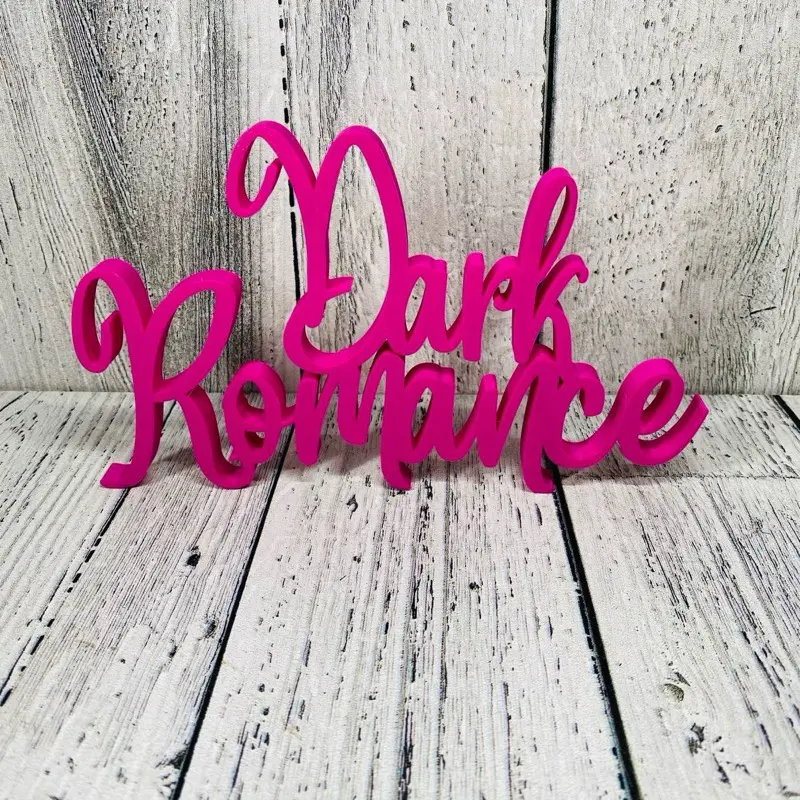 Dark romance bookshelf decor lots of colors to choose from Decoration Items Signs Gift
