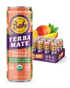 Yerba Mate - Peach Mango - NO ADDED SUGAR
