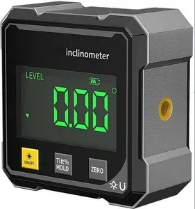 2026 Model Rechargeable Digital Angle Finder with Dual Laser Guidance and 360° Magnetic Function — Ideal for Woodworking, Construction, and Machinery Applications