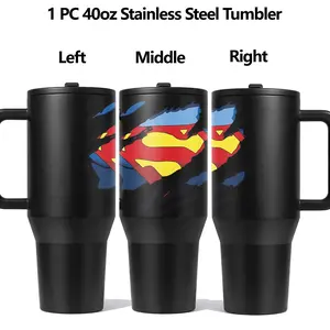 ⚡️ Unleash your inner hero with this epic 40oz ripped suit tumbler! 🦸‍♂️ The perfect combination of matte black grit and iconic power. 💪 Keep your drinks ice-cold while looking like a legend at the gym or in the office. 🚗 A must-have gift for him! 🔥