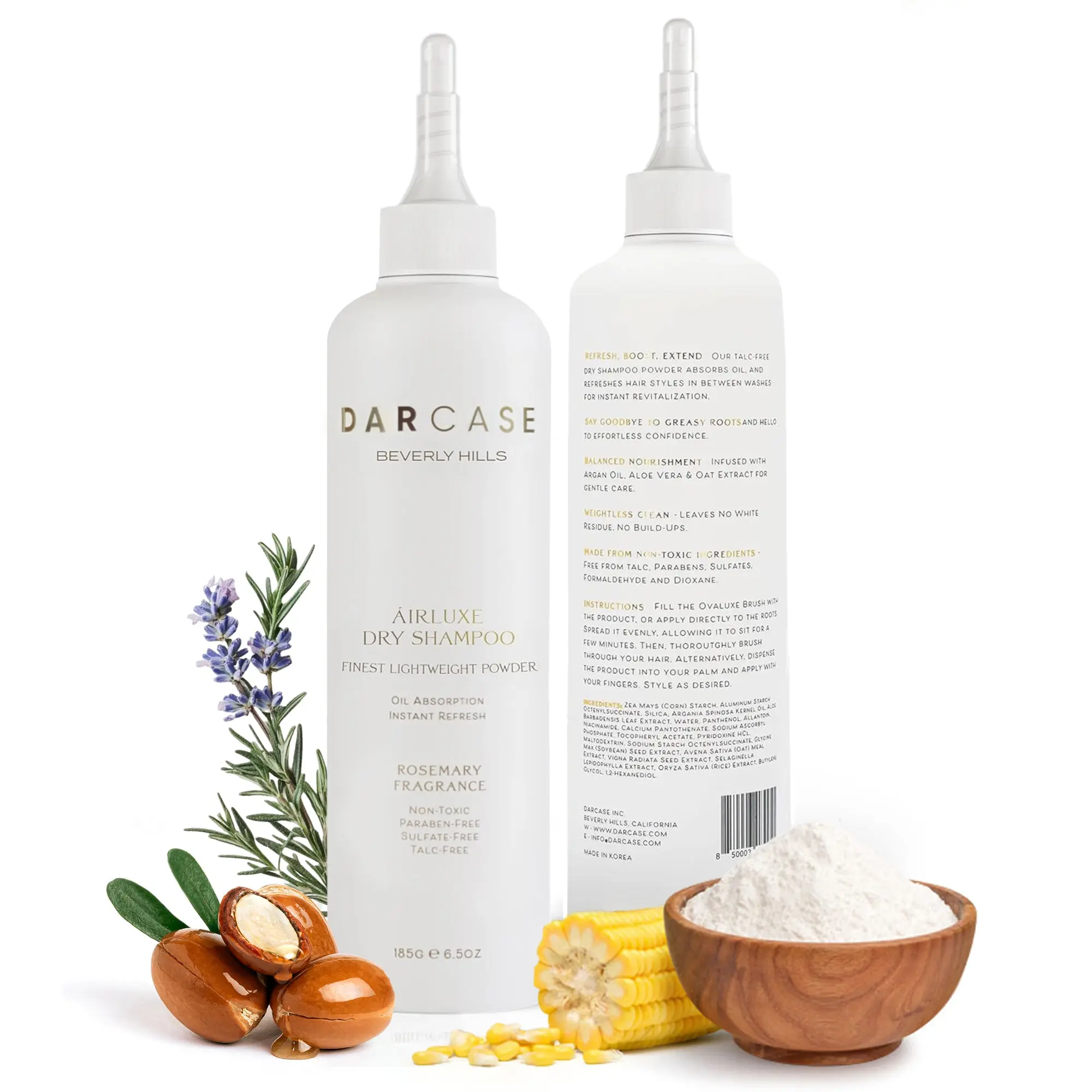 Áirluxe Dry Shampoo Powder - Rosemary Fragrance