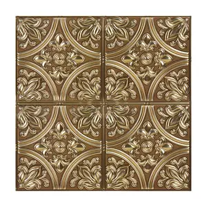 Chelsea Bronze Peel & Stick Tin Tiles