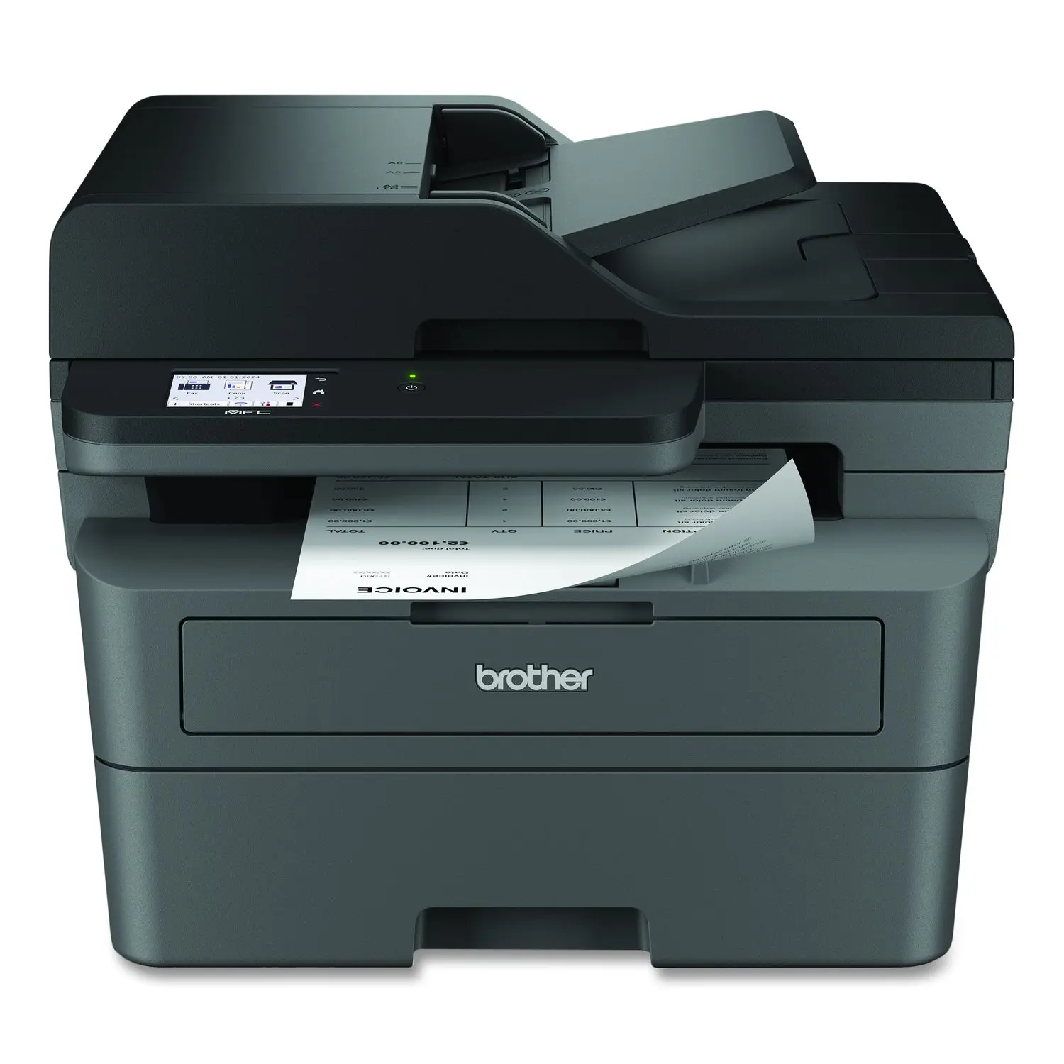 Brother Wireless MFC-L2820DW Compact Monochrome All-in-1 Laser Printer, Suitable for Home-Office Use, Home/Office Laser Printers
