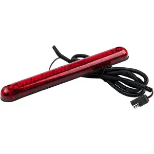 Car Third Brake Light Strip, 24 LED DC12V High Mount Waterproof Vehicle Brake Tailgate Lamp Strip Bar, Automotive Rear Warning Signal Stop Light, Universal for Sedan RV Truck