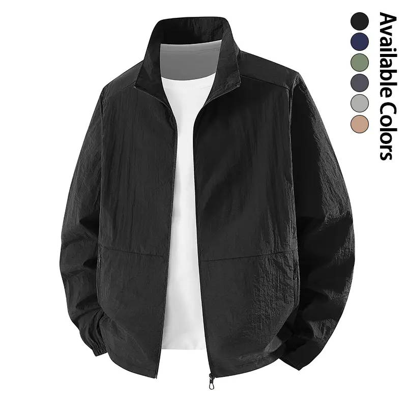 Lightweight, breathable, sun-protective jacket—windproof outerwear suitable for everyday commuting and casual wear.
