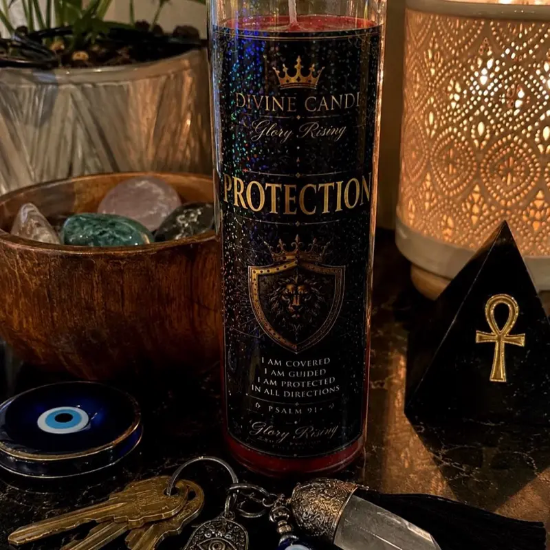 Glory Rising Protection Intention Candle