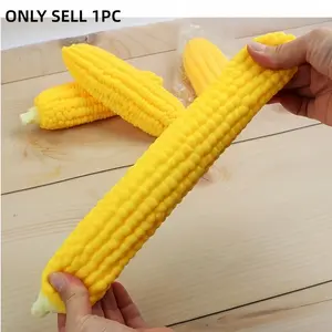 Creative Squeeze Toy Simulation Corn Tpr Soft Stress Relief Corn Pull Toy, Squishy Fidgets, Fun Pressure Release Game, Ideal Gift for Kids & Adults