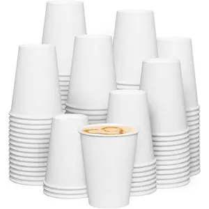 [12 oz. - 300 count Disposable White Paper Cups, Hot Coffee Cups -  Hot Cups (Formerly Comfy Package)