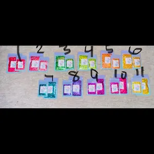 Chunky Shiney Glitters Variety of Colors - Beautiful Glitter Pieces for Crafting Projects - Versatile Use in Multiple Crafts - Sparkle Enhancing Glitter for Creative Designs