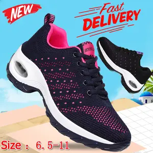 Women's Fashion Casual Sneakers - Breathable, Non-Slip, Lightweight Outdoor Shoes with Lace-Up Closure, Striped Pattern, and Cushioned Support, Allseason Shoes | Laceup Sneakers | Breathable Fabric Upper