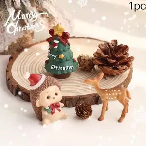 Christmas Ornament Small Gift, Office Desk Decoration, Santa Claus Reindeer Christmas Tree, Festive Atmosphere Decor, Perfect Holiday Gift