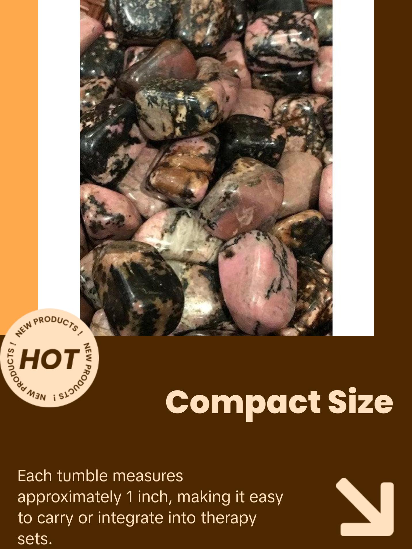 Rhodonite Crystal Tumble