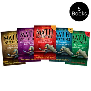The Math Inspectors Books 1-5 – Kids Mystery Math Chapter Book Set
