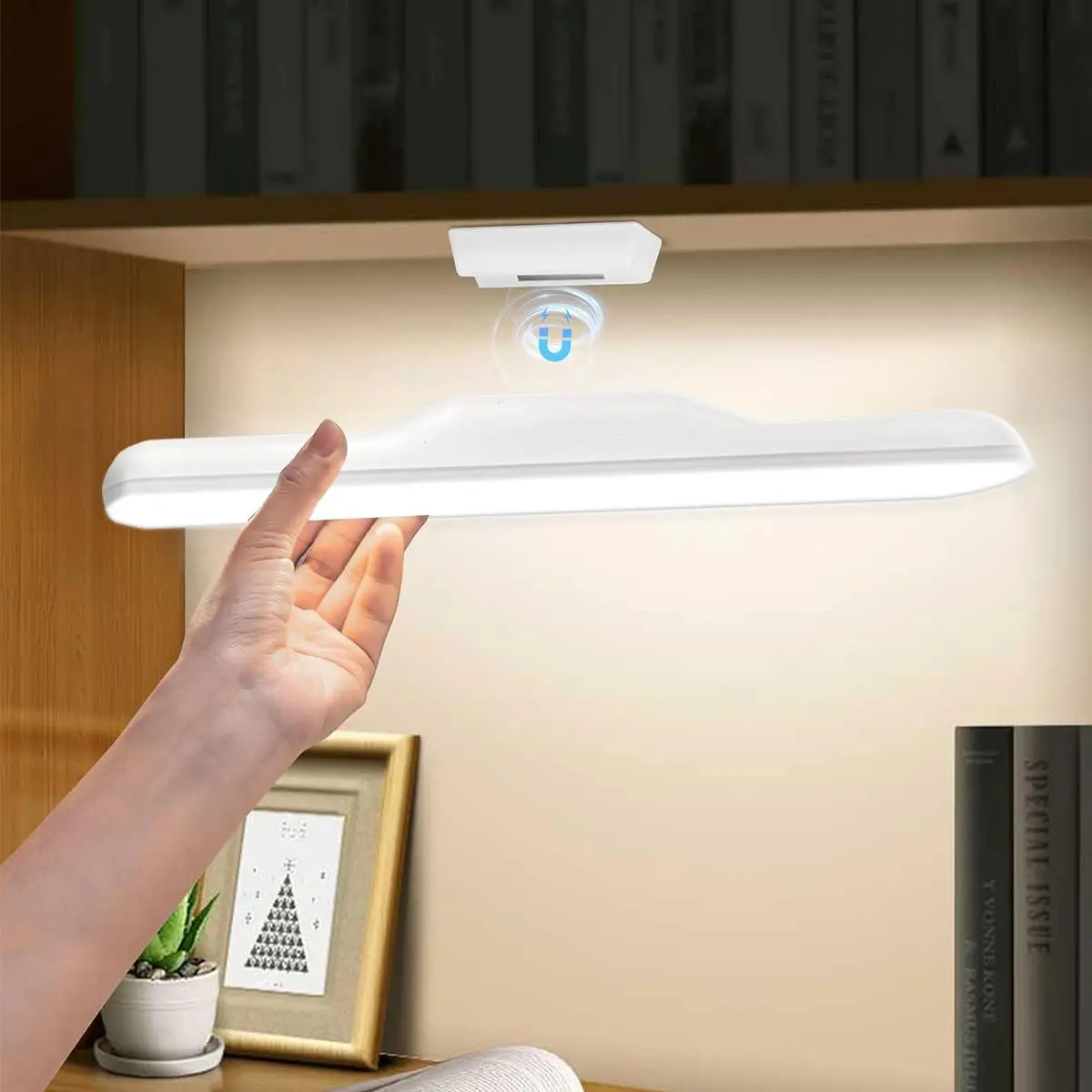LED makeup light, rechargeable - three light colors - stepless brightness adjustment, New Year gift, Christmas gift