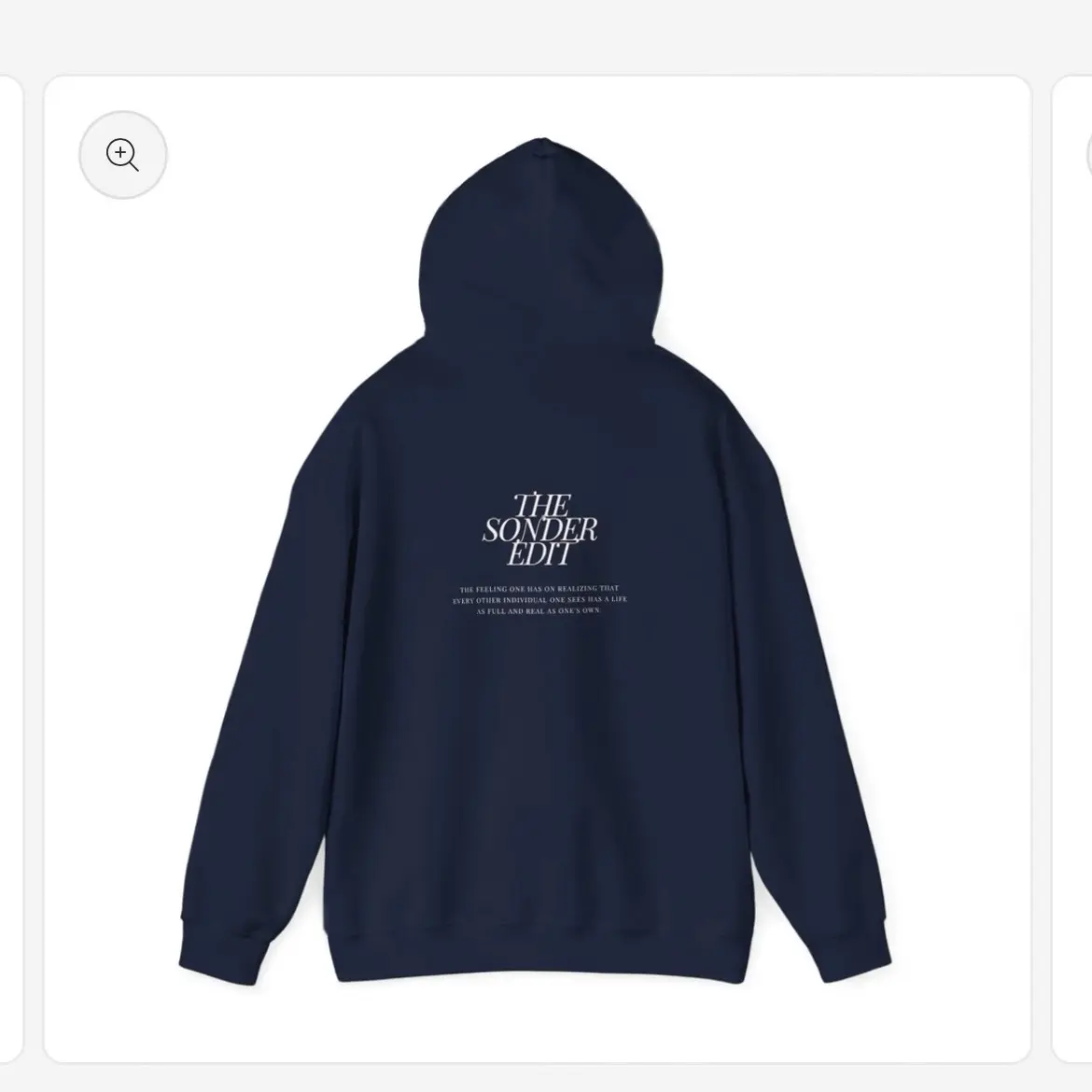 Definition of Sonder - Classic Y2K, Aesthetic, Unisex Hoodie Clothing Simple Stylish Tops