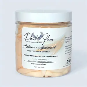 Oak moss + Sandalwood Body Butter nourish your soothe skin