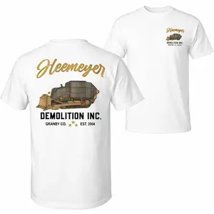 Funny Blue Collar Trend 2026 | Demolition Graphic T Shirt | Heavy Equipment Bulldozer Tee | Construction Worker Shirt Men | Gift For Dad Husband Operator | Workwear Streetwear Style Tee | Gift Idea For Labor Day Birthday | Tough Jobsite Outfit Tee