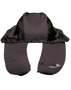 Travel Pillow with hoodie built in.