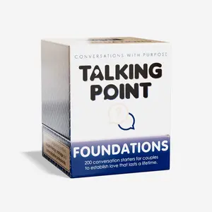 Talking Point Cards – Foundations Edition | 200 Deep Questions for Building a Stronger Relationship