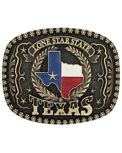 Montana Silversmiths Unisex Lone Star Heritage Attitude Buckle - A955