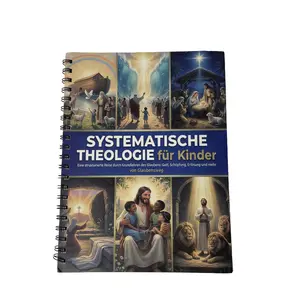 German "Systematische Theologie für Kinder" Version Kids Themed Learning Activity Notebook, Spiral Bound Educational Journal, Writing & Practice Notepad for Children
