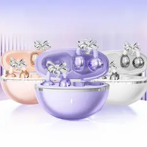 2026 Popular Products Clip04 Bow Earrings New Star-Shaped Earrings Ear Clips AI Translation Bluetooth Headphones