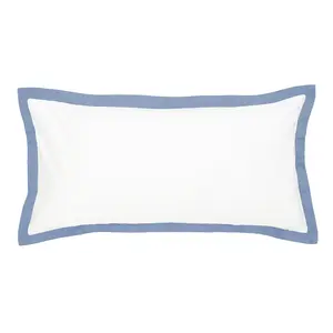 The Linden Coastal Blue Throw Pillow