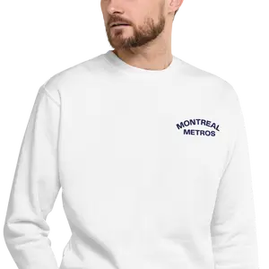 Heated Rivalry Montreal Metros Embroidered Sweatshirt – Shane Hollander Cottage Crewneck
