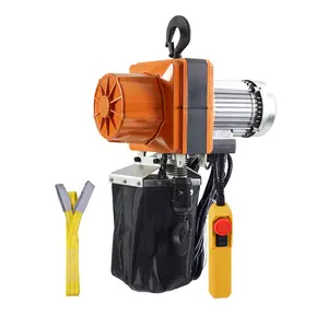 VEVOR Electric Chain Hoist,  2200 lbs/1 ton Capacity, 10 ft Lifting Height, 10 ft/min Speed, 120V, Single Phase Overhead Crane with G100 Chain, 10 ft Wired Remote Control for Garage, Shop, Hotel, Home