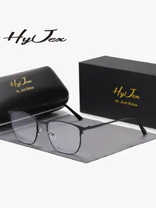 HyJex 1 Piece Unisex Ultimate Simplicity Full Frame Plaon Glasses Demonstrate Professionalism Square Frame Plaon Glasses
