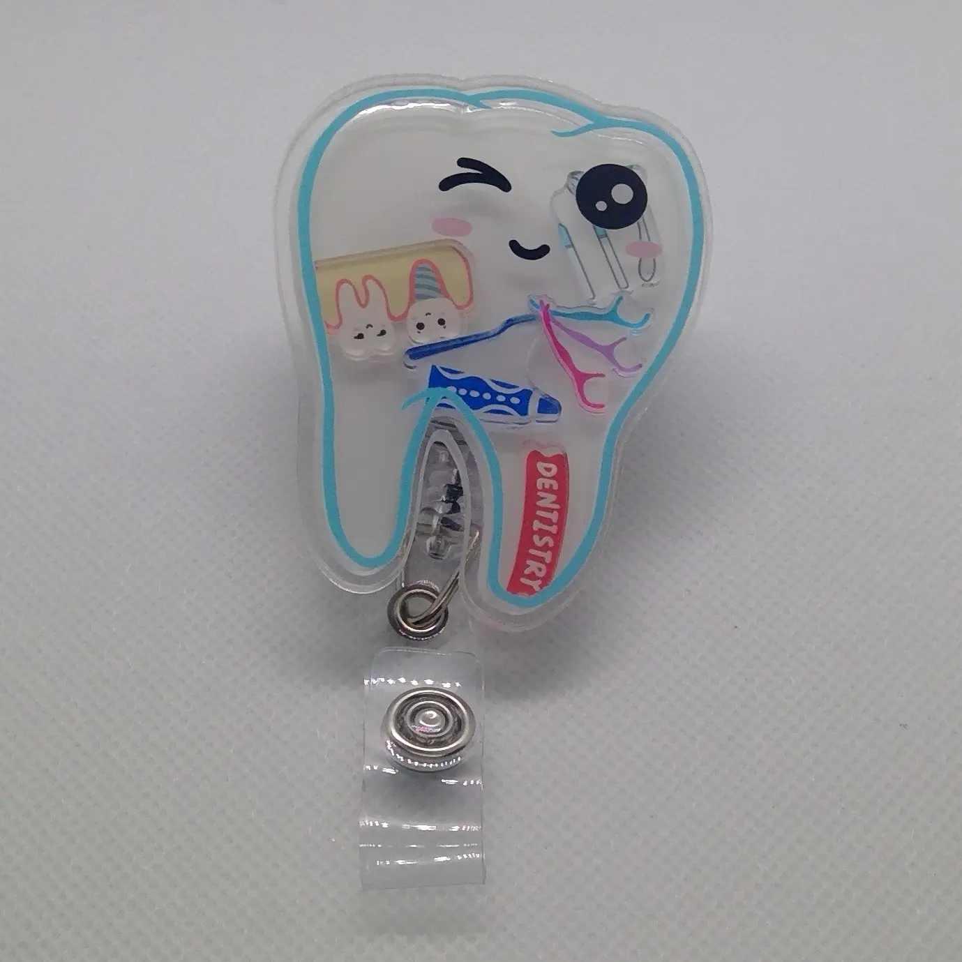 Dental Shaker Badge Reel