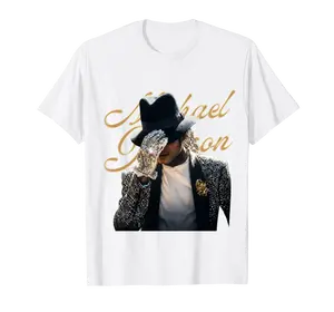 Michael Jackson King of Pop Vintage Graphic T-Shirt | 100% Cotton Unisex Tee | Iconic MJ Moonwalk Apparel | Oversized Streetwear Tribute Top for Men & Women | Premium Quality MJ Fan Merch