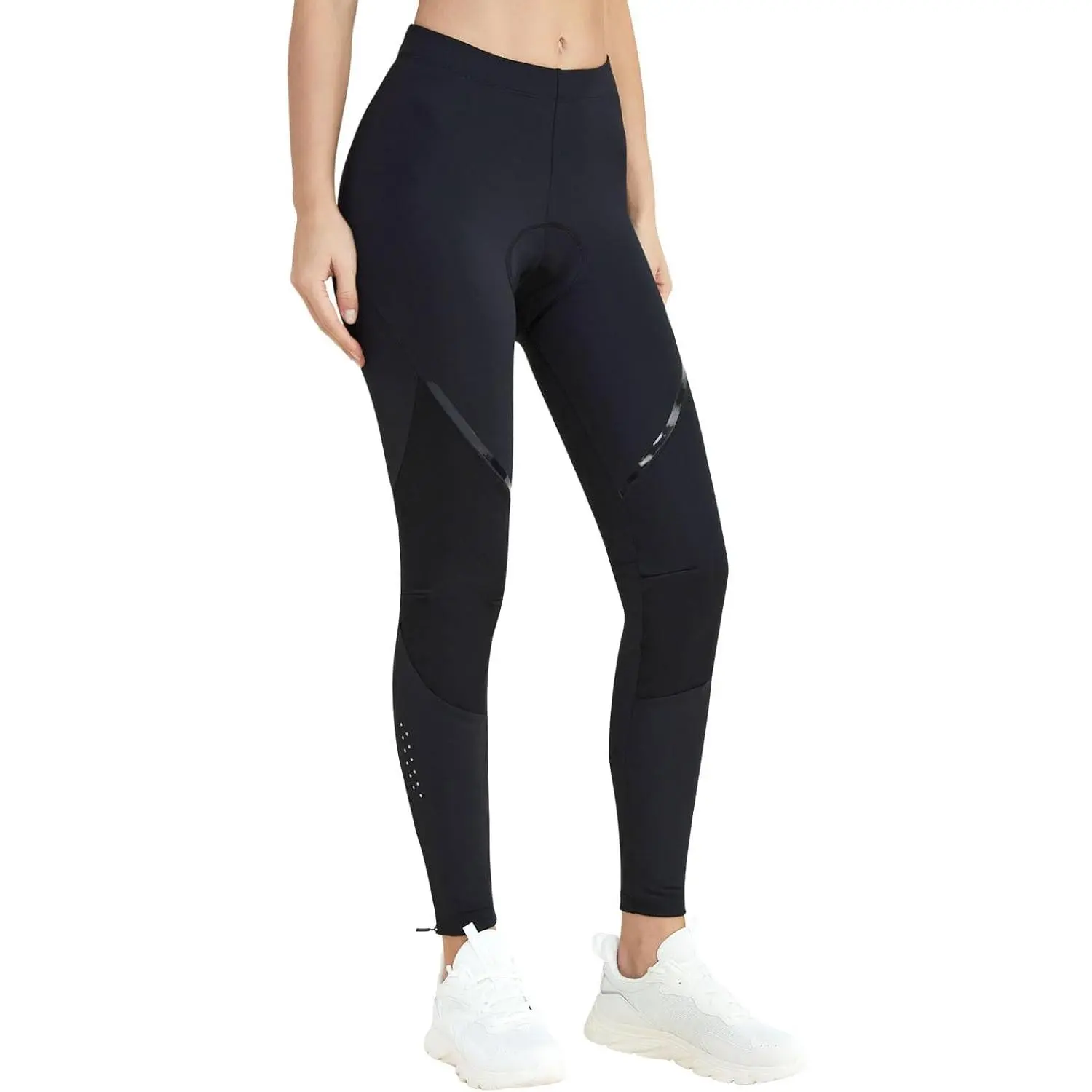 Women's Winter 4D-Padded Windproof Fleece-Lined Cycling Pants, Female Bicycle Leggings for Outdoor Riding (Party Gift Option)