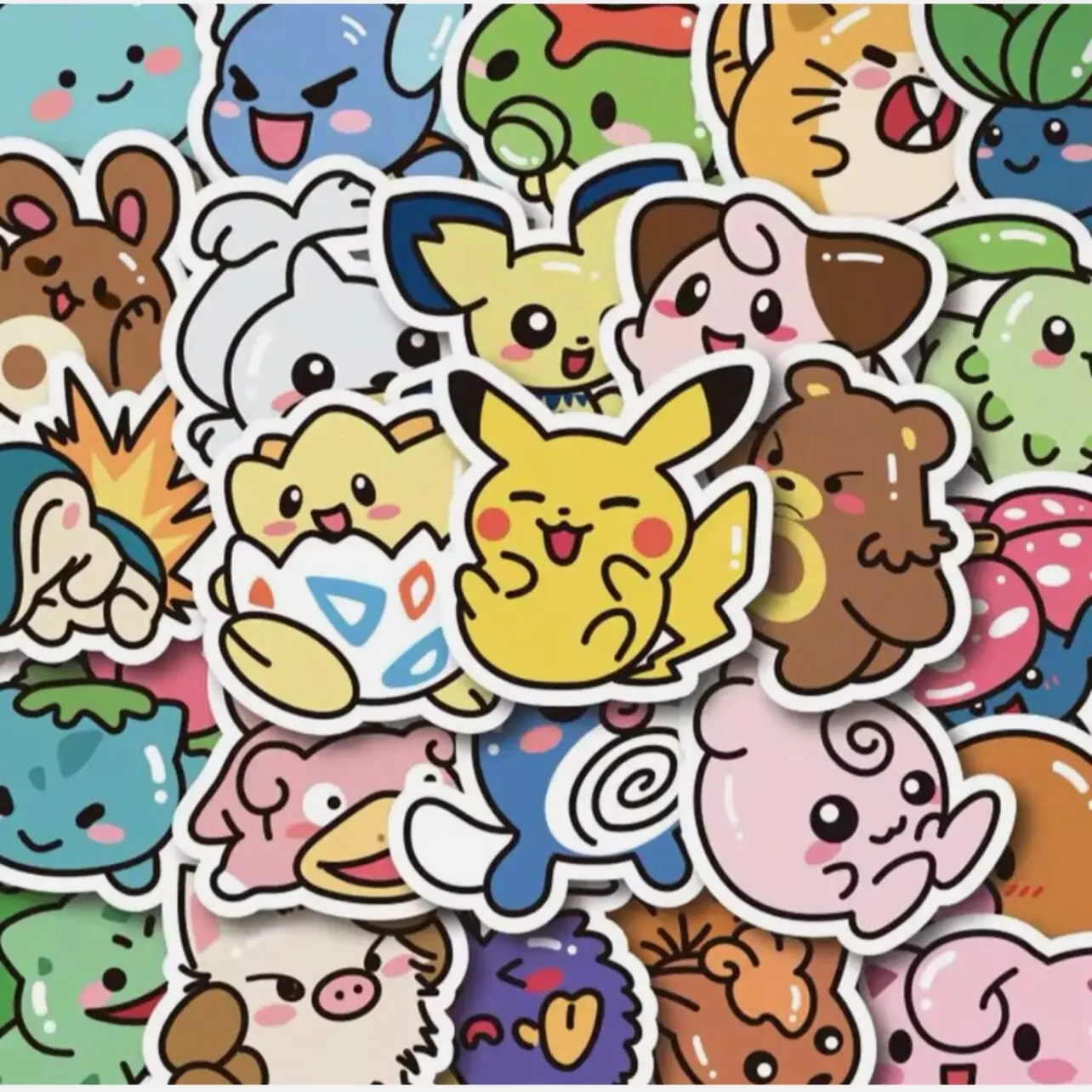 50 Pcs Baby Pokemon Stickers Version 2 50 Pcs Baby Pokemon Stickers Version 2