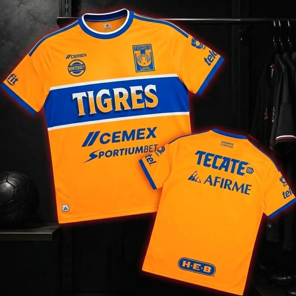 Soccer Jersey Tigres UANL 2026 2027 Away Football T-Shirt, Tigres Home Jersey, LlGA.MX Soccer Fan Shirt, Gift for Men Women