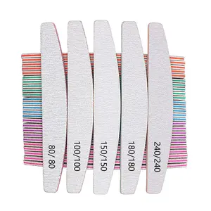 Professional Nail File Set, 5-Piece 80-240 Grit Sandpaper, Essential Beauty Tools for Manicure and Pedicure, Acrylic Nails, Nail Art, Nail Supplies Equipment