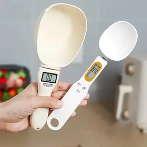 2025 New Digital Measuring Spoon, Digital Food Measuring Scoop Scale - Electronic Kitchen Measuring Spoon Scale for Cooking Baking - Smart Adjustable Measure Cup for Home Cooks Bakers Chefs Pet Owners  1Pc/800G Kitchenware food scale Utensils