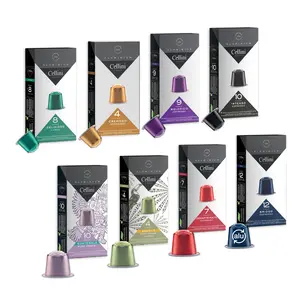Cellini Caffè Mixed Variety Aluminum Nespresso Pods, 80 Capsules