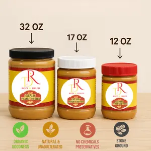 Rozz Delite Authentic Haitian Manba, Peanut Butter , Premium, Finest Creamy & High Quality