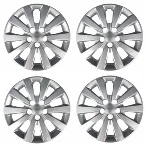 16 inch Hubcaps 4 Pack Wheel Cover Replacement Kit for nissan sentra Iron Rim Wheel Cover Car Hub Caps Wheel Rim Cover PP Plastic Replacement Hubcap