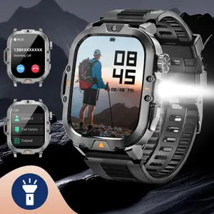 Smart Watch(Answer/Make Call), Smartwatches for Men, Fitness Tracker with Pedometer & Multiple Sport Modes, Sports Tracking Smartwatch, Life Waterproof Smart Watches for iOS Android